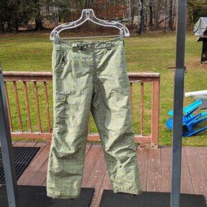 White Sierra Snowboard Ski Pants Youth Sz Large Green 30 X 27 Winter Sports Snow